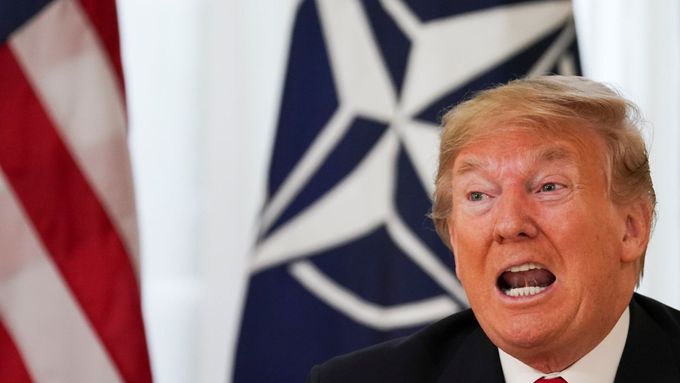 Donald Trump na summitu NATO.