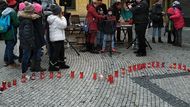 Akce Svíčka Václava Havla na Jungmannově náměstí v Praze v den osmého výročí úmrtí prvního porevolučního prezidenta. Začala v 11 hodin.