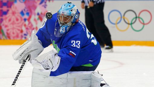 Soči 2014: Švédsko - Slovinsko, Kristan (hokej, muži, čtvrtfinále 1)