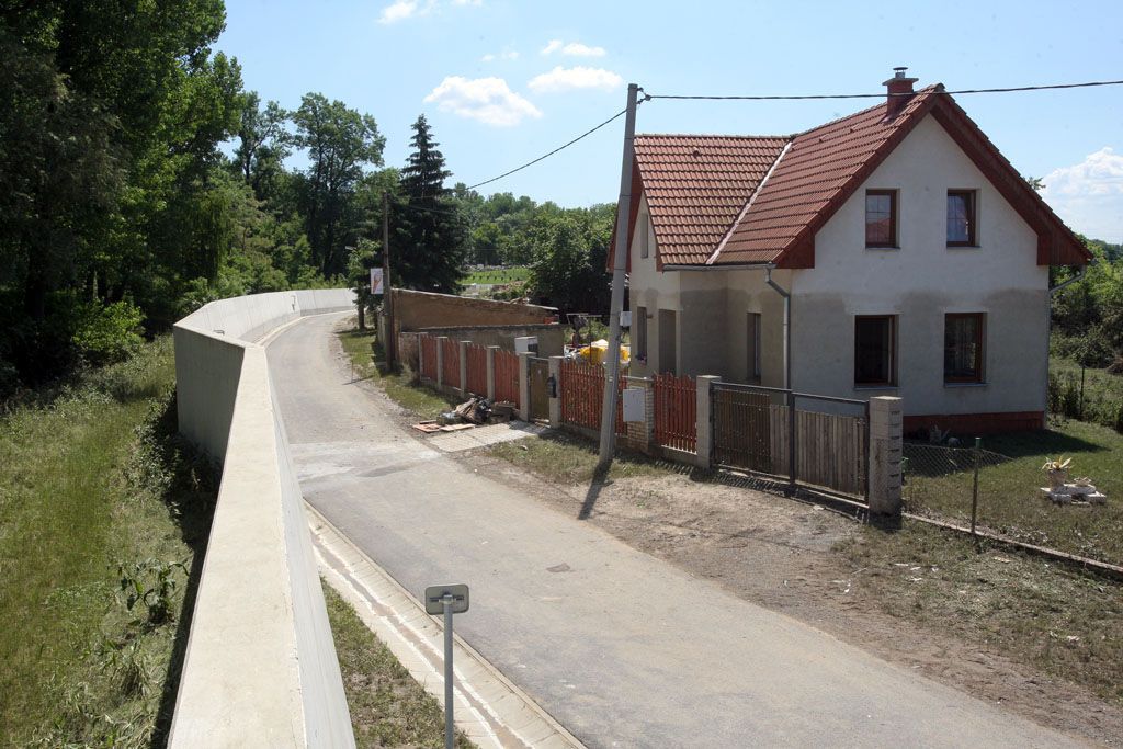 Hořín po povodních