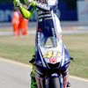 Valentino Rossi slaví vítězství