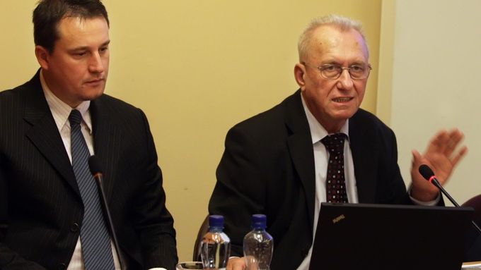 Václav Havlíček (vpravo) na konferenci Byznys pro společnost