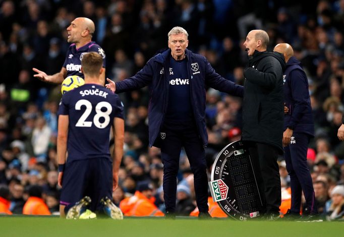 Tomáš Souček, David Moyes, Manchester City - West Ham United