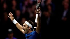 Roger Federer slaví první Laver Cup