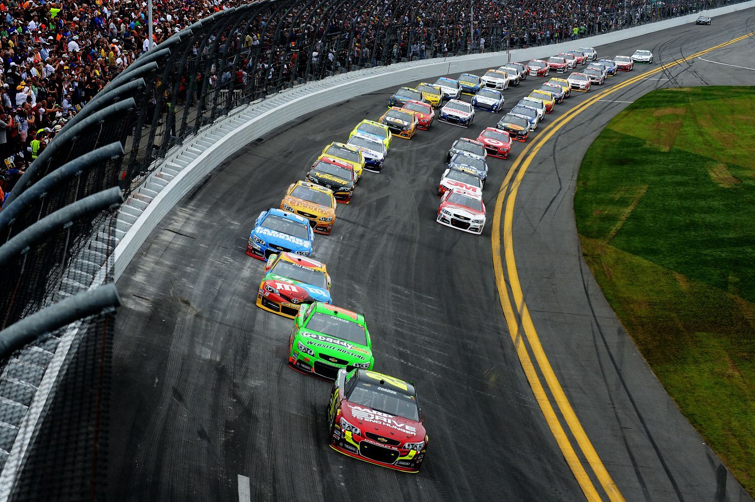 NASCAR, Daytona 500 2013: Jeff Gordona Danica Patricková