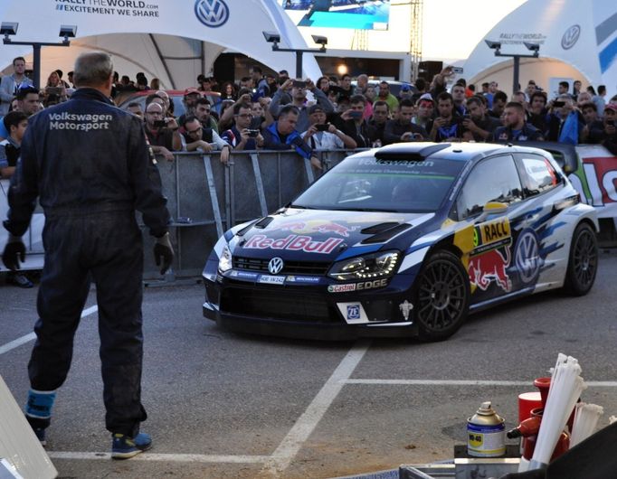 Katalánská rallye 2016: VW Polo R WRC v boxech