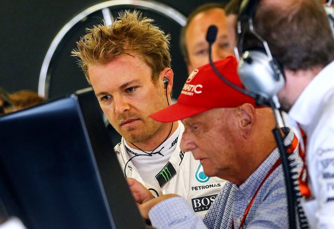 F1, VC Rakouska 2016: Nico Rosberg a Niki Lauda,  Mercedes