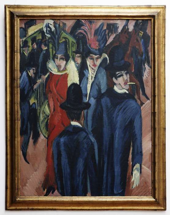 Ernst Ludwig Kirchner: Scéna z berlínské ulice