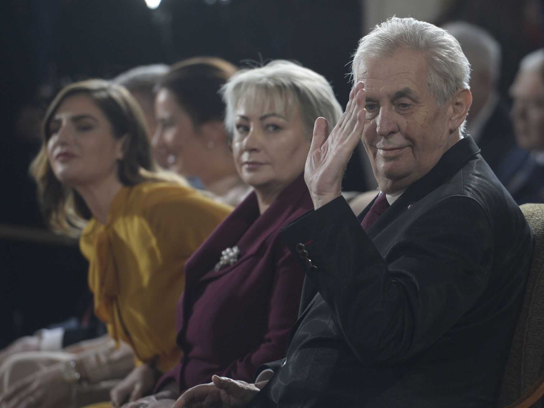 ivana zemanova, zeman, inaugurace