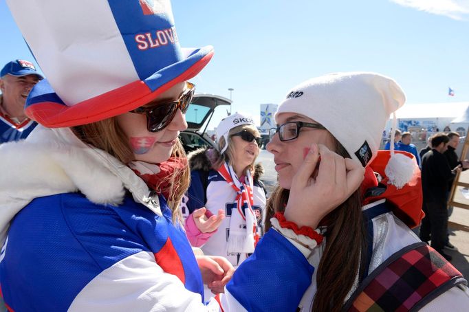 MS v hokeji 2013, Slovensko - Francie: fanoušci