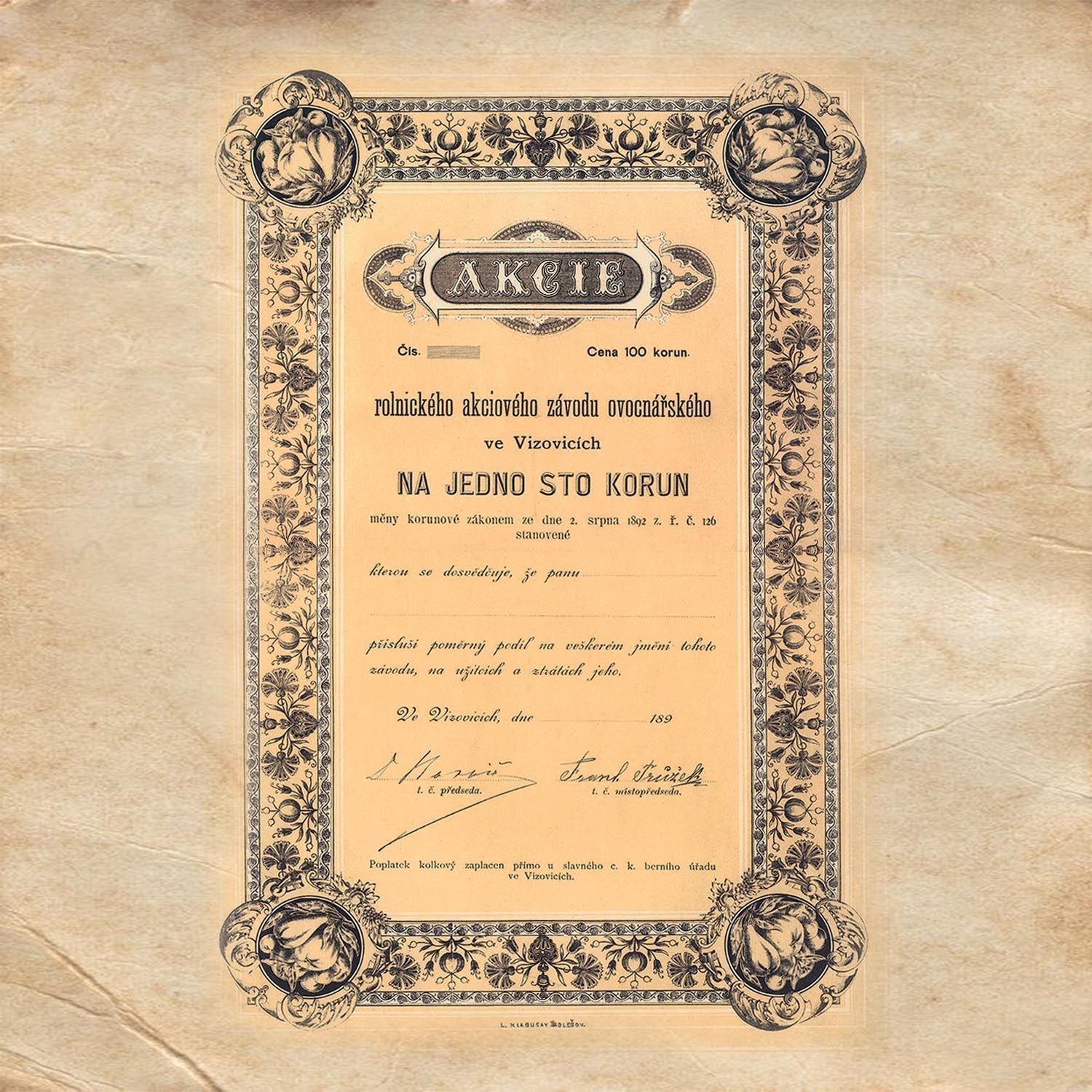 Rudolf Jelínek, Vizovice, palírna, destiláty, historie, výročí
