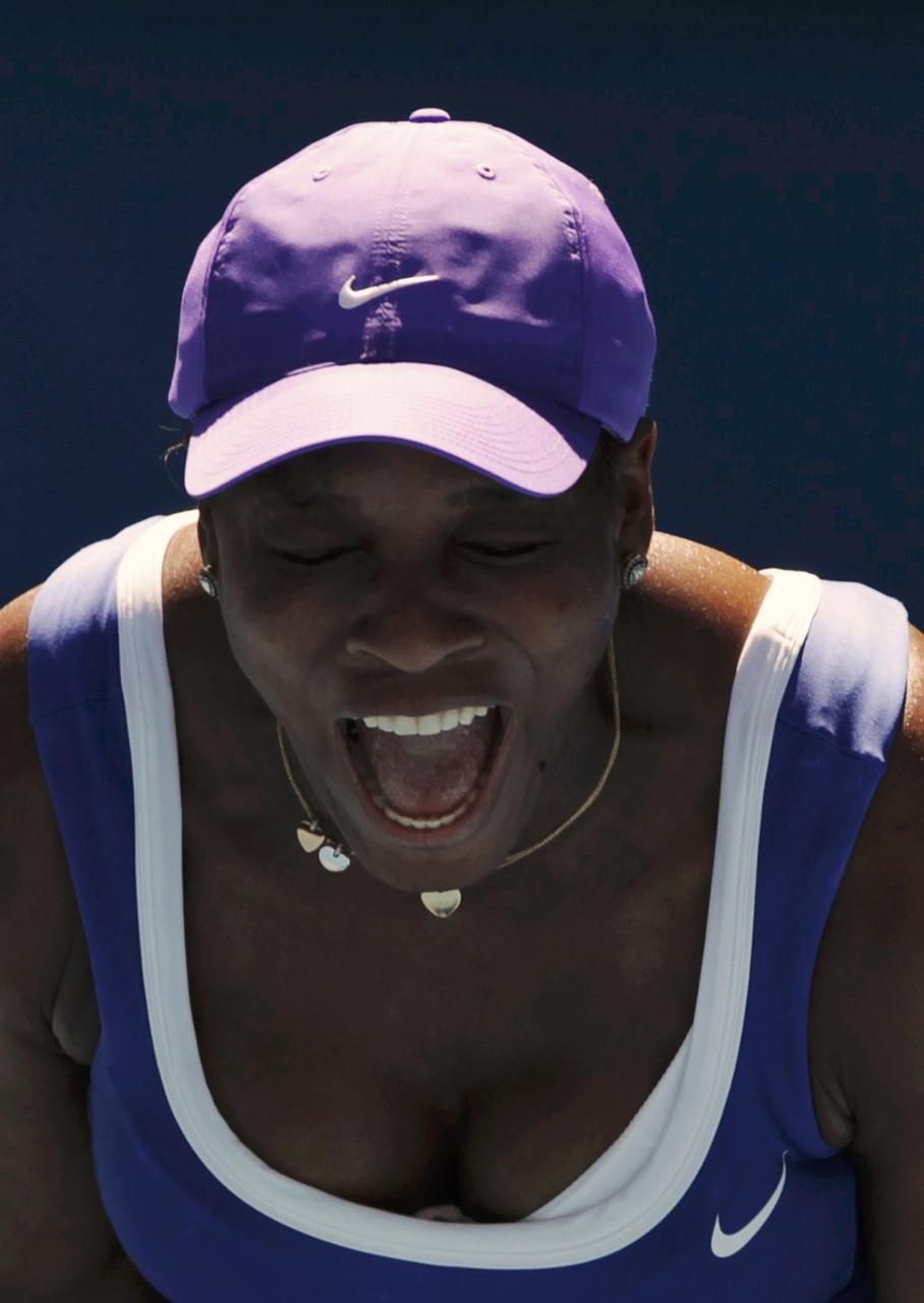 Australian Open: Serena Williamsová (smutek, zlost, zklamání)