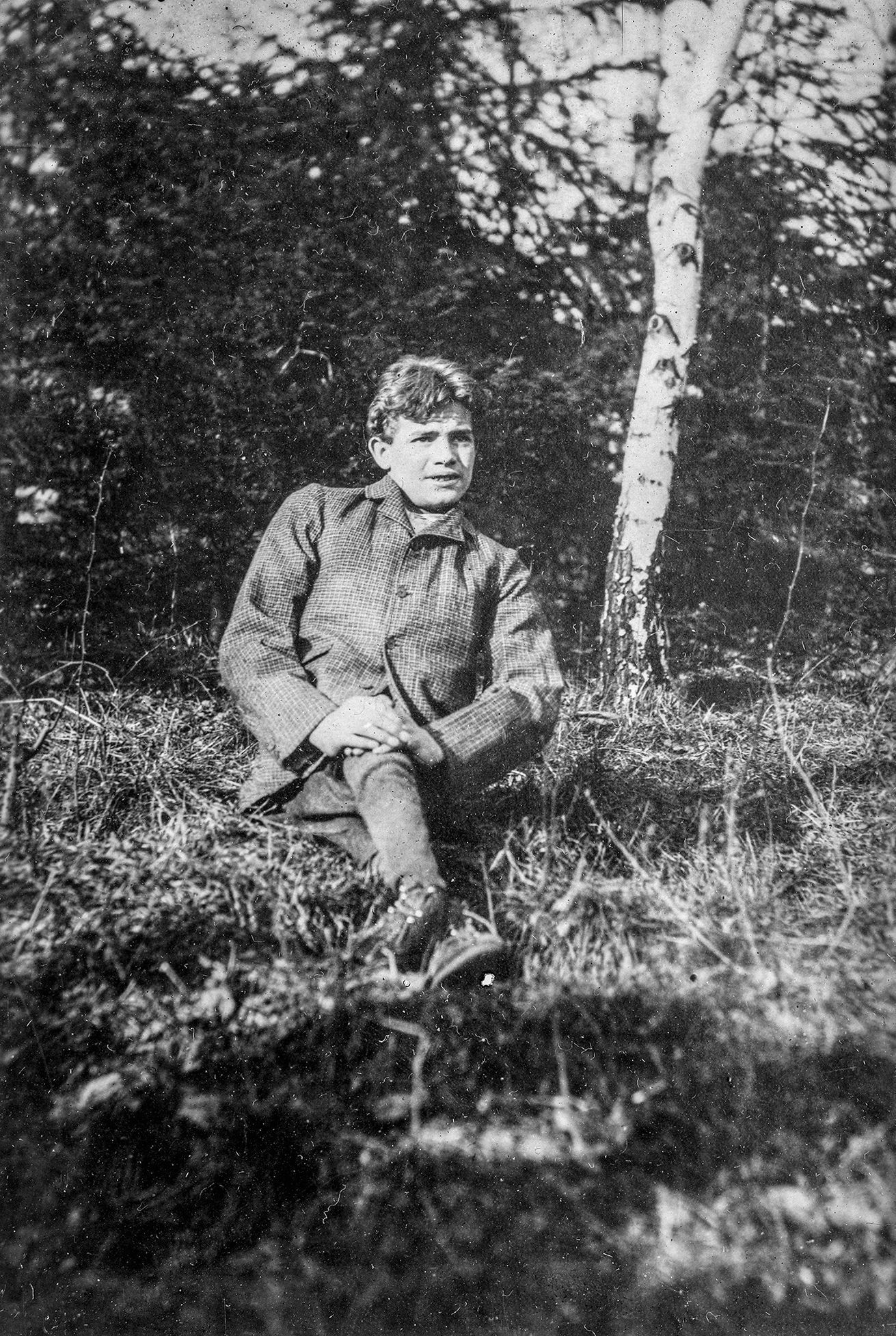 František Bakule a postižené děti, které učil