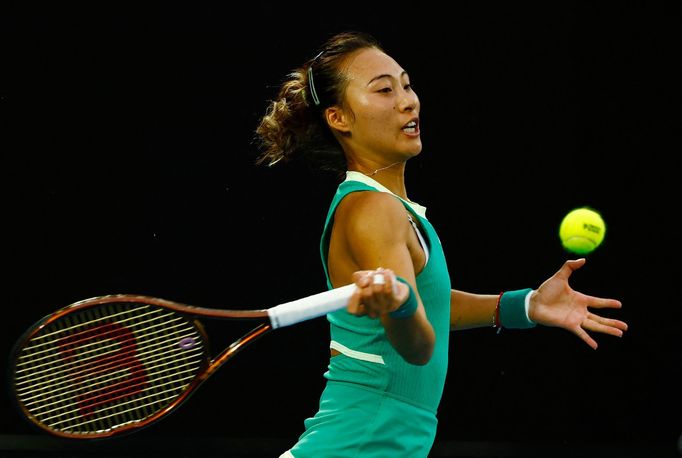 Čeng Čchin-wen ve finále Australian Open 2024