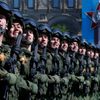 Vojenská přehlídka v Moskvě k výročí druhé světové války 9.5. 2016