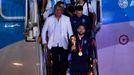 Soccer Football - Argentina team arrives to Buenos Aires after winning the World Cup  - Buenos Aires, Argentina - December 20, 2022 Claudio Tapia, president of the Argent