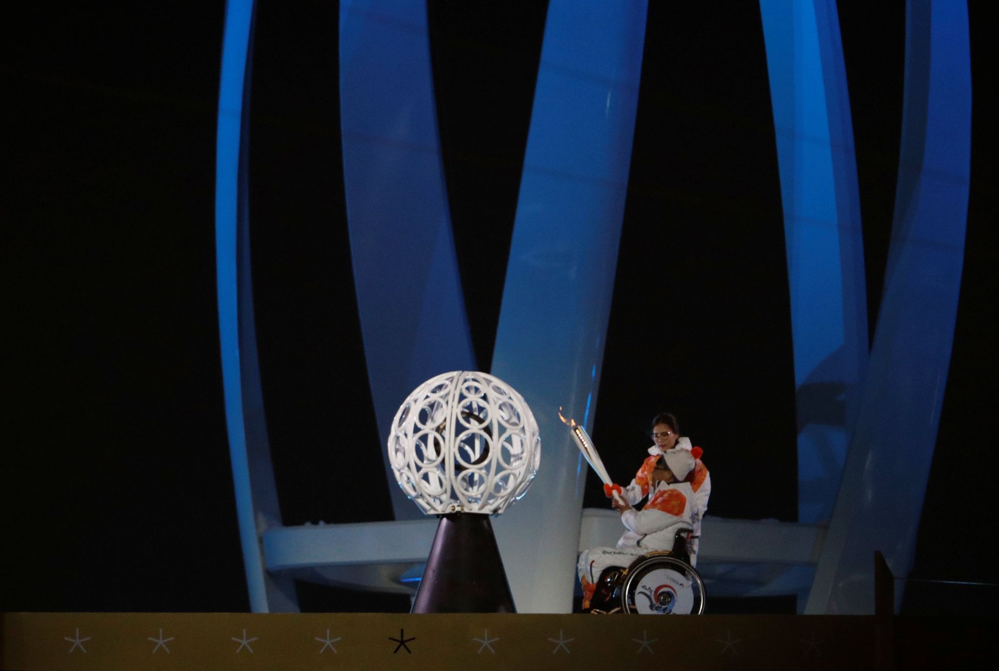 Zahájení paralympiády 2018 v Pchjongčchangu