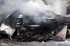 Požár chaty na Jablonecku způsobil škodu za půl milionu korun