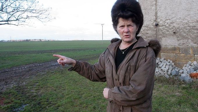 Ludmila Havránková a inkriminovaných 10 hektarů