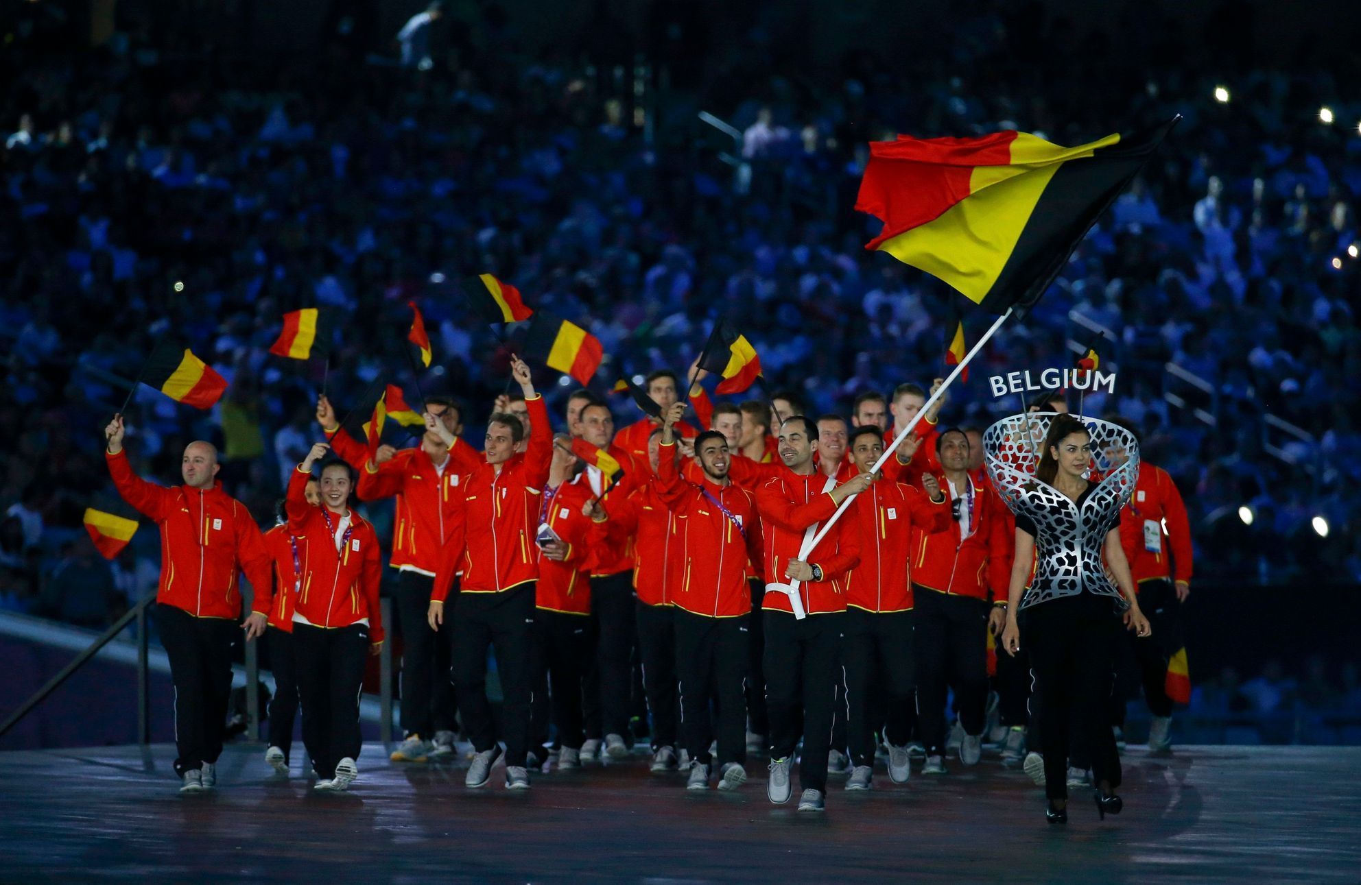 Evropské hry 2015 - slavnostní zahájení: výprava Belgie