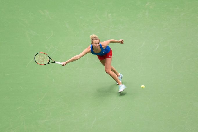 Halepová vs. Siniaková, Fed Cup, Česko - Rumunsko