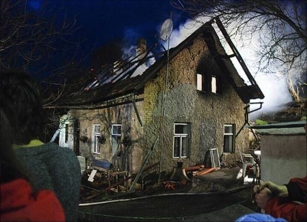 Požár rodinného domu