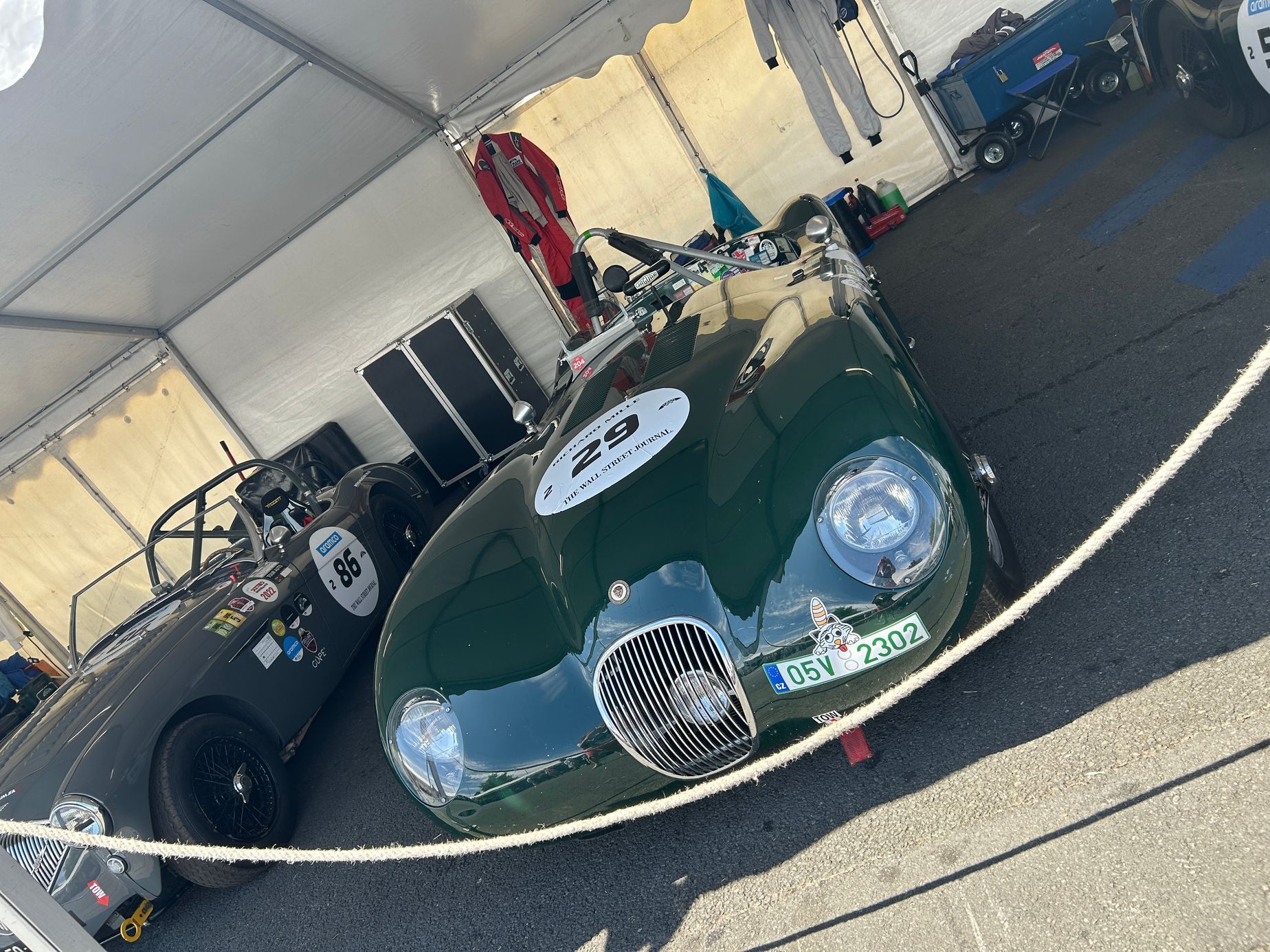 Le Mans Classic 2025 Jaguar C-Type Krejsa Čížek