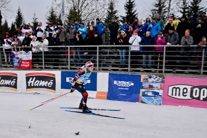 biatlon 2018/2019, exhibiční mistrovství republiky v supersprintu v Břízkách, Markéta Davidová