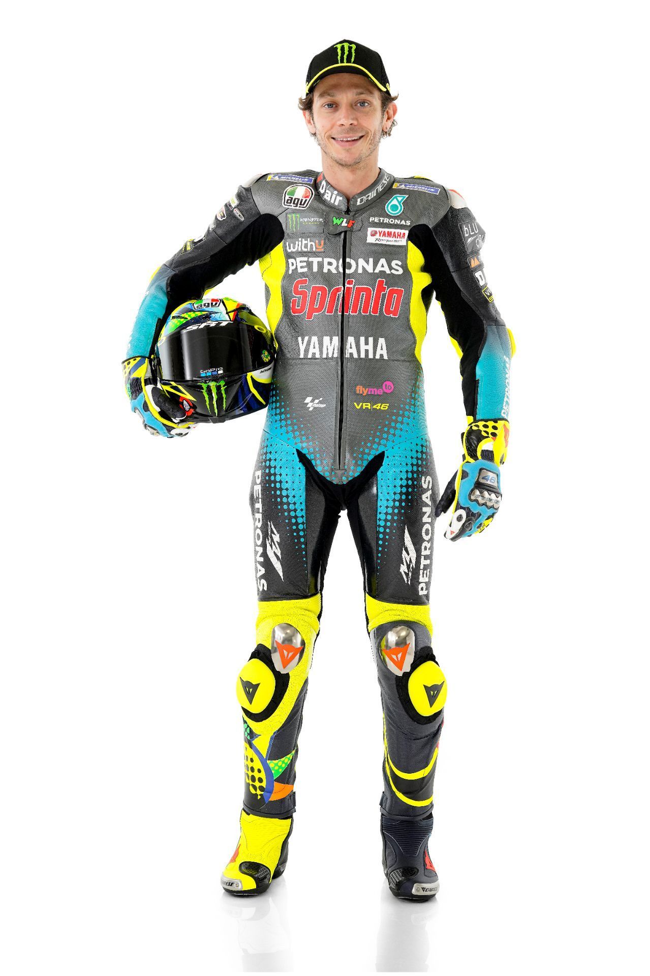 Helmy MotoGP 2021: Valentino Rossi, Yamaha