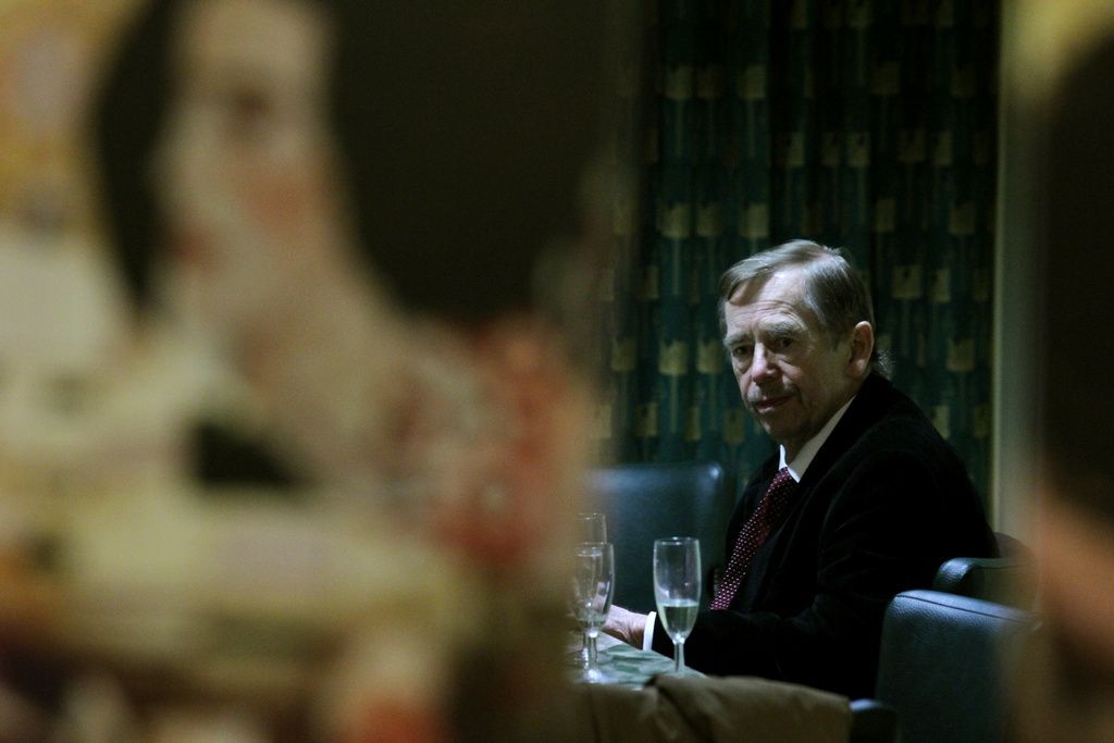 Premiéra Odcházení v kině Lucerna - Václav Havel