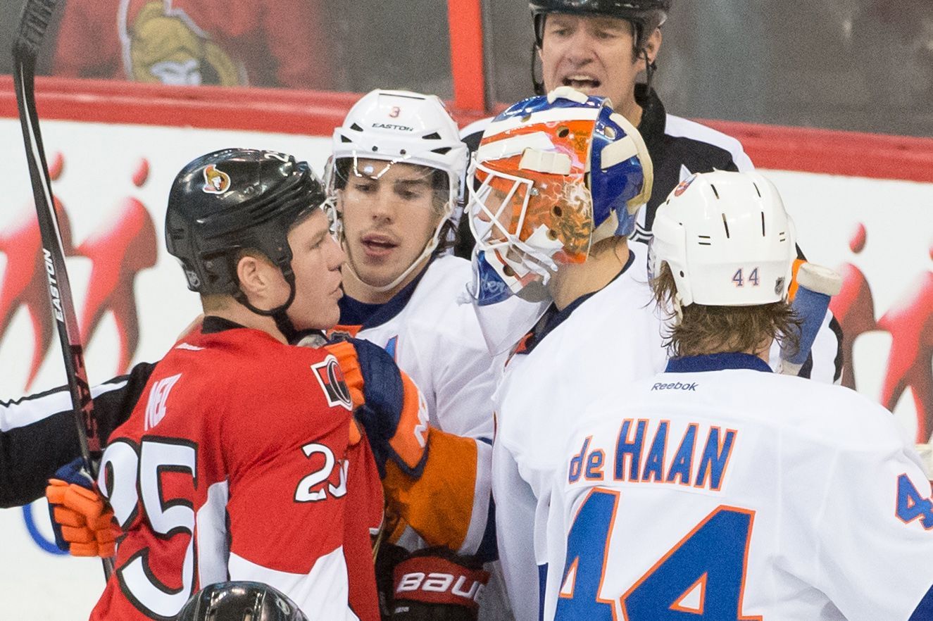 NHL:New York Islanders at Ottawa Senators (Nilsson, Neil, de Haan)