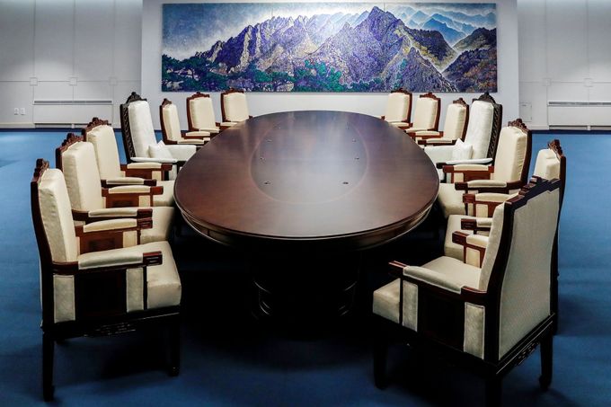 Přípravy na summit Severní a Jižní Koreje, Peace House, kde se oba státníci setkají
