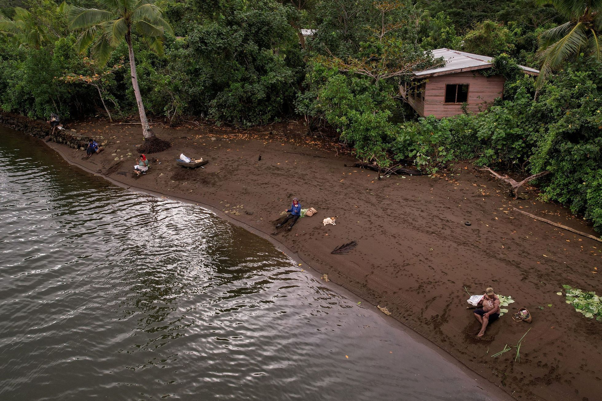 Fiji ostrov stoupající uprchlíci tichý ocean