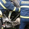 Nehoda traktoru a osobního vozidla v Městci Králové