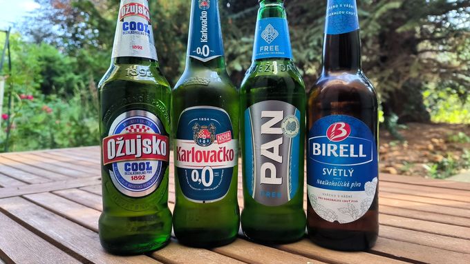 Karlovačko, Ožujsko, nebo Pan? Test chorvatských nealko piv, který Čechy nepotěší