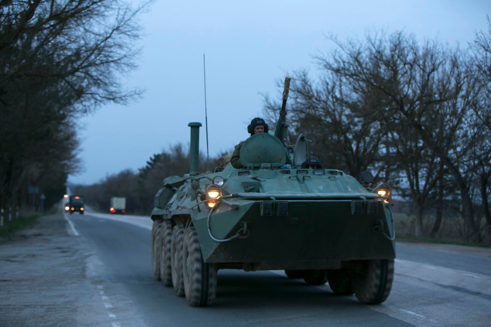Ukrajina - Rusko - Krym - obrněný transportér