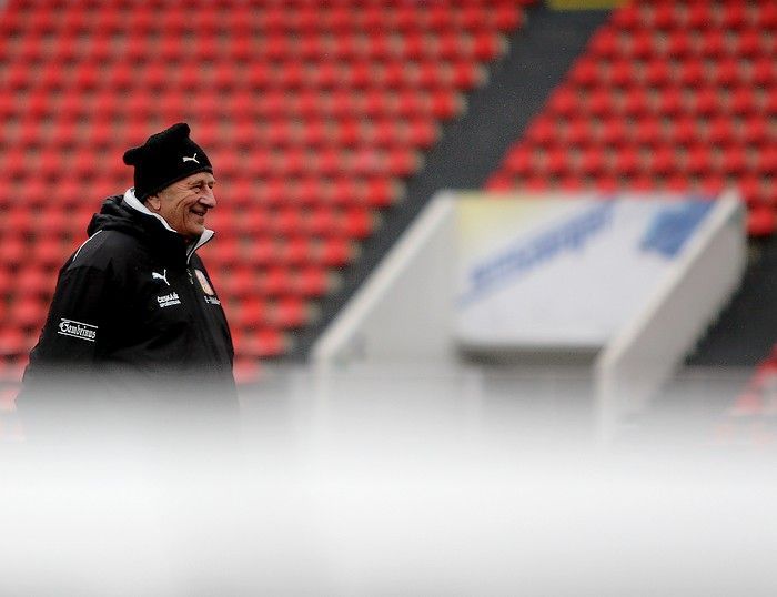 Trénink fotbalové reprezentace