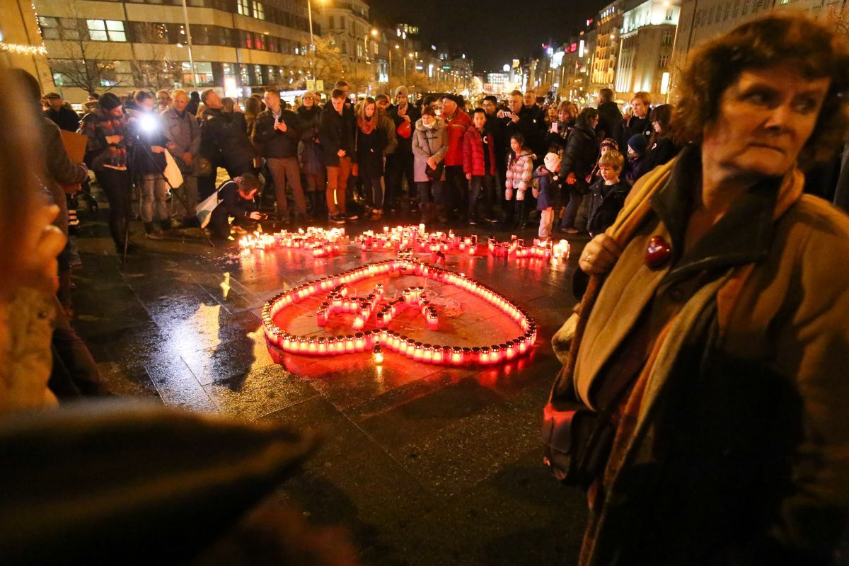 Výročí úmrtí Václava Havla 2015 Praha