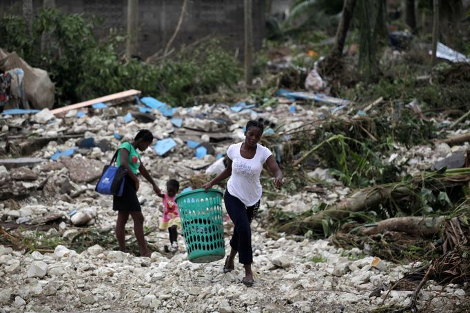 Následky hurikánu Matthew na Haiti