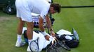 Tennis - Wimbledon - All England Lawn Tennis and Croquet Club, London, Britain - July 3, 2019  Switzerland's Stan Wawrinka during his second round match against Reilly Op