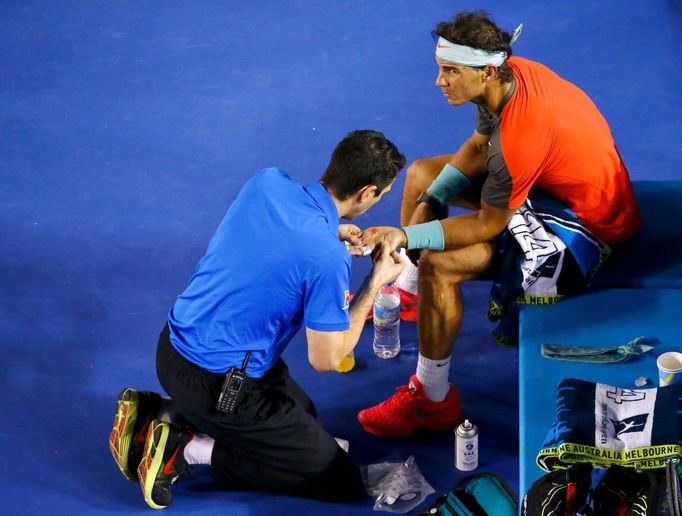 Rafael Nadal v semifinále Australian Open 2014