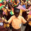Ghana během návštěvy Melanie Trumpové