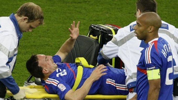 Zraněnýá Franck Ribéry