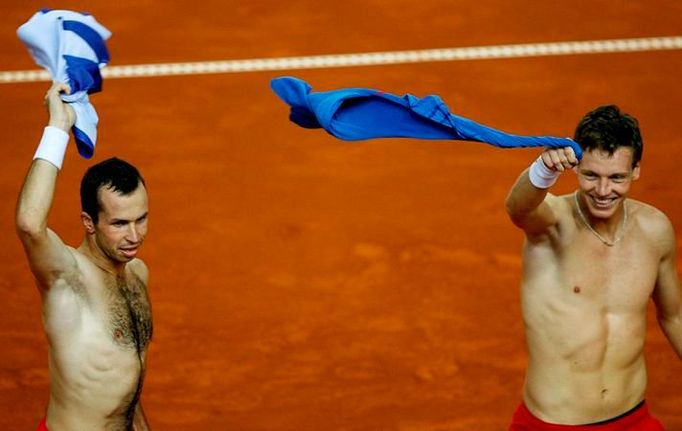 Tomáš Berdych a Radek Štěpánek v Davis Cupu