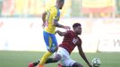 Benjamin Tetteh v zápase 4. ligového kola Teplice - Sparta.