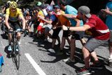 Chris Froome v desáté etapě těžil z příkrého stoupání na Col de Soudet, se kterým se jeho tým vyrovnal nejlépe ze všech.