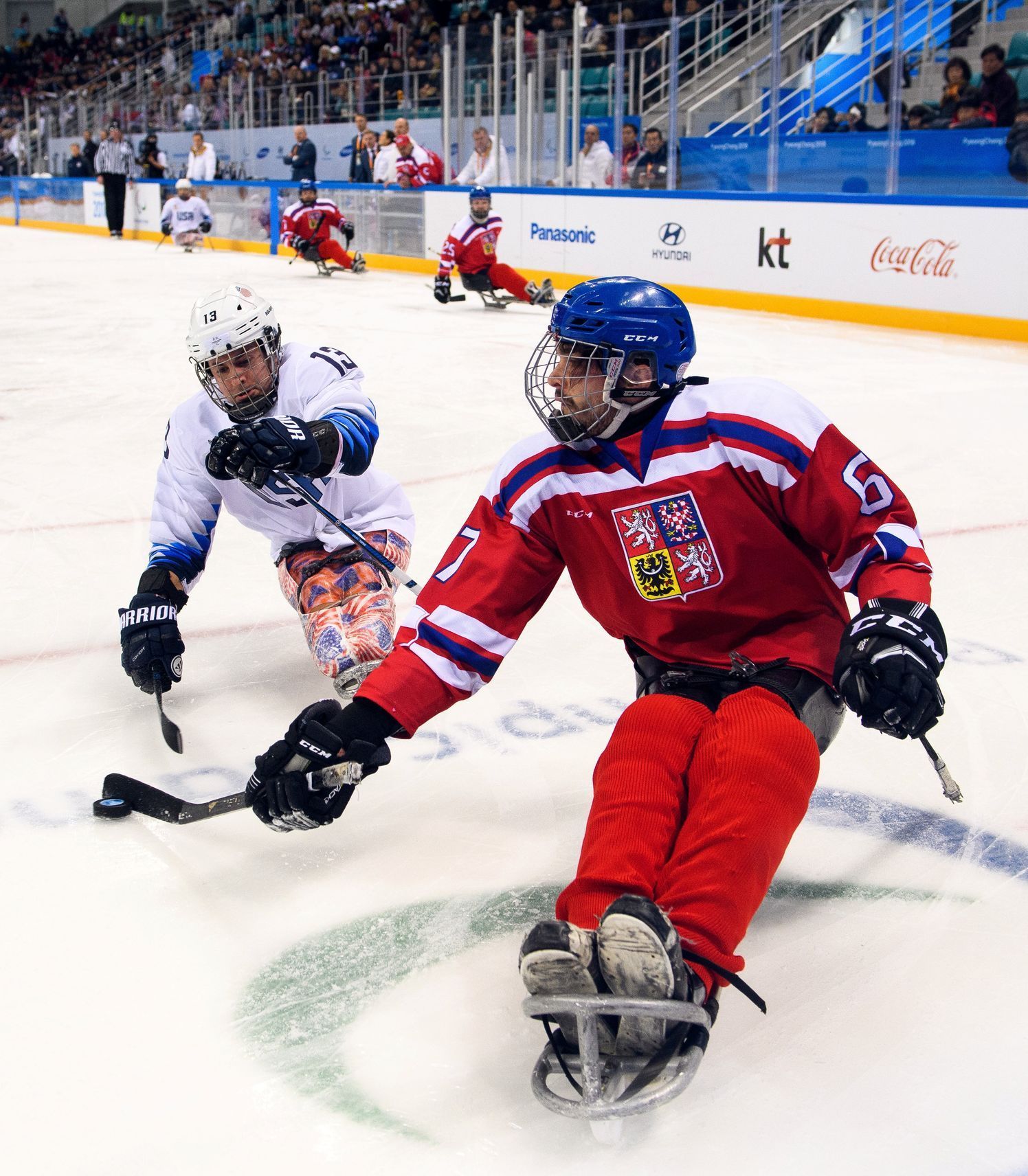 Čeští sledge hokejisté na paralympiádě 2018