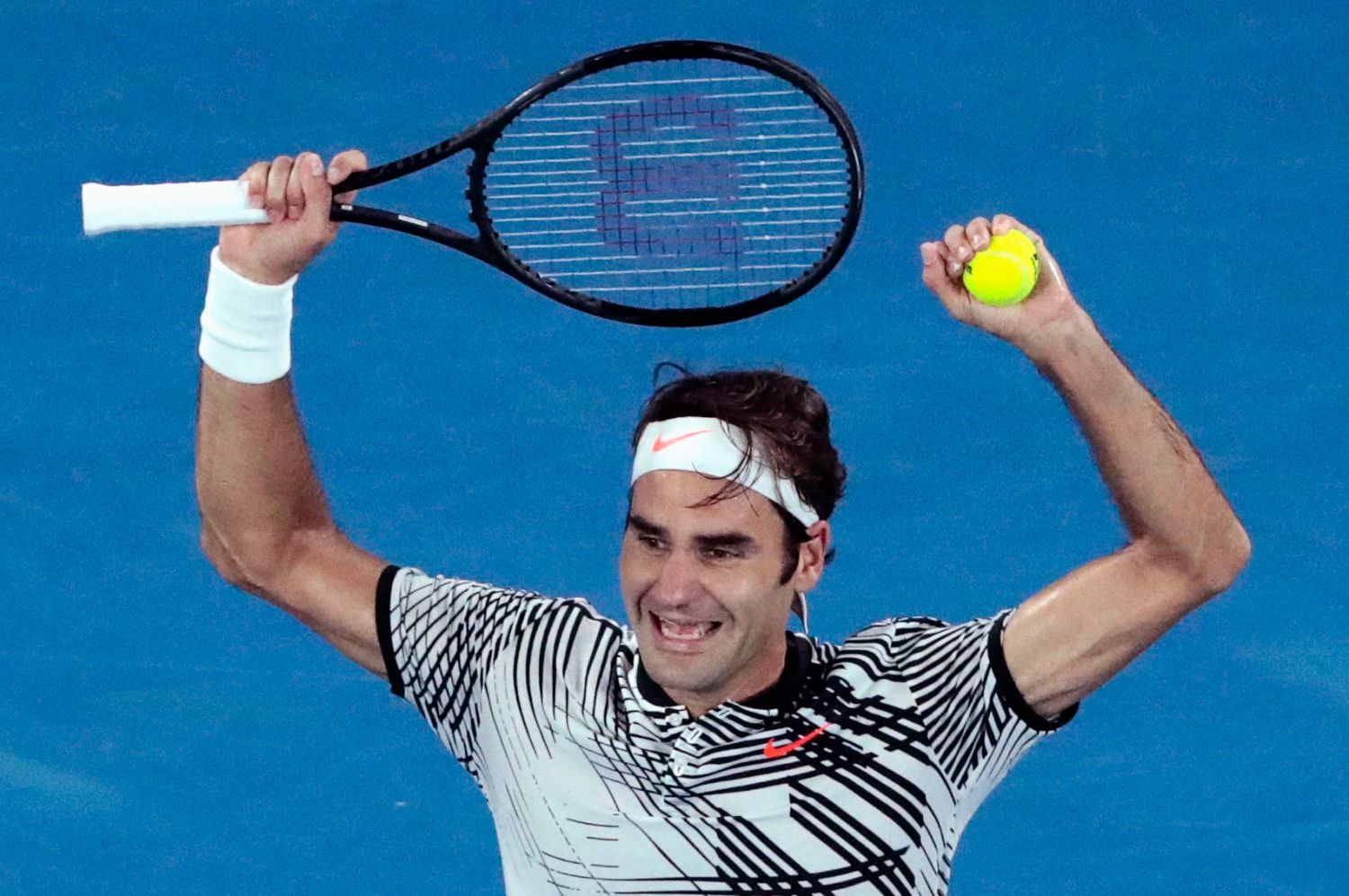 Roger Federer ve finále Australian Open 2017