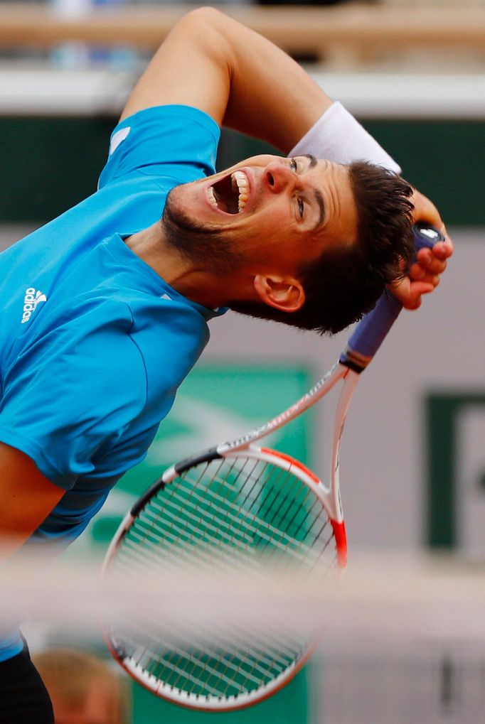 Dominic Thiem v semifinále French Open 2019