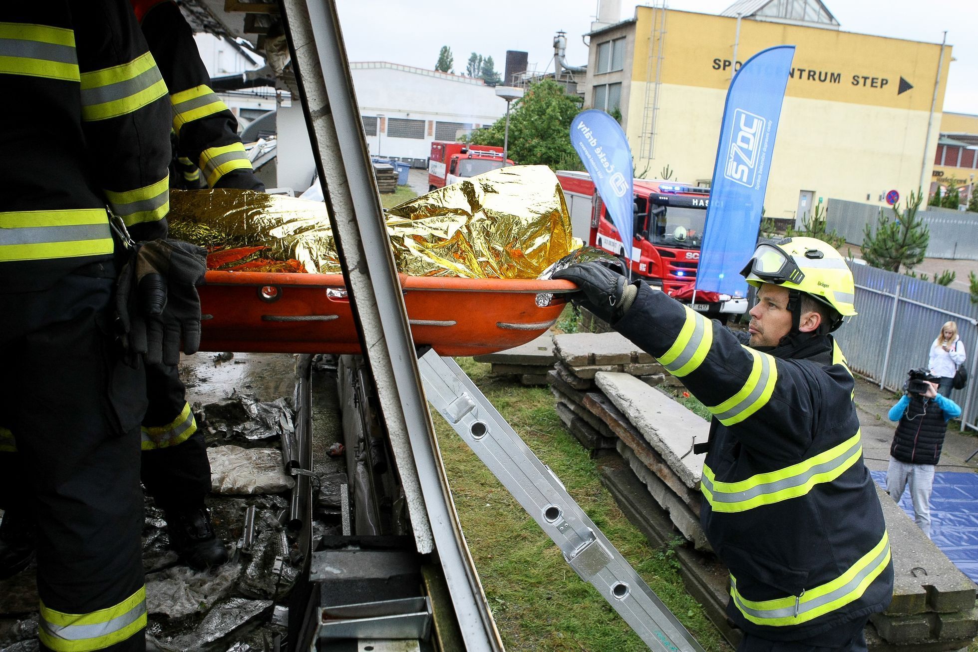 Cvičení železničního neštěstí
